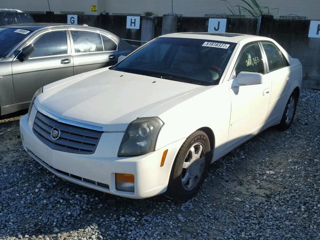 1G6DM57N230133032 - 2003 CADILLAC CTS WHITE photo 2