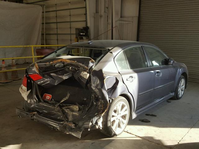 4S3BMCC66E3020550 - 2014 SUBARU LEGACY 2.5 GRAY photo 4