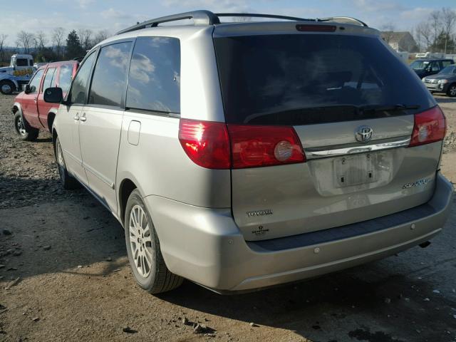 5TDZK22C28S134280 - 2008 TOYOTA SIENNA XLE TAN photo 3