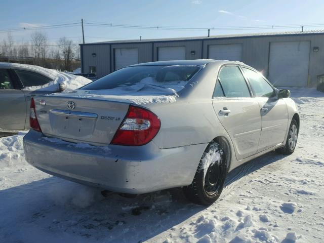 4T1BE32K64U810527 - 2004 TOYOTA CAMRY LE SILVER photo 4