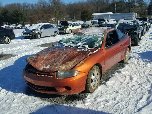 1G1JF12F047206984 - 2004 CHEVROLET CAVALIER L ORANGE photo 2