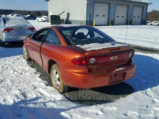 1G1JF12F047206984 - 2004 CHEVROLET CAVALIER L ORANGE photo 3