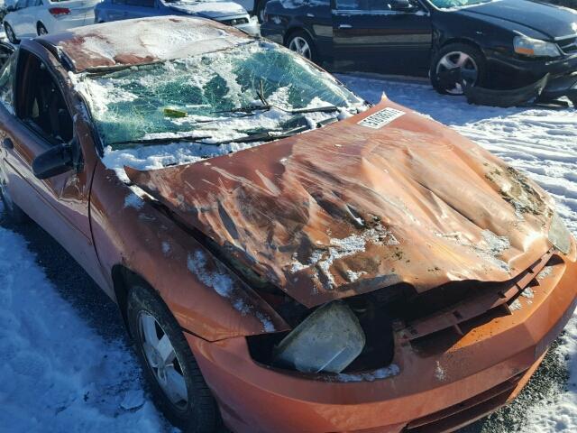 1G1JF12F047206984 - 2004 CHEVROLET CAVALIER L ORANGE photo 9