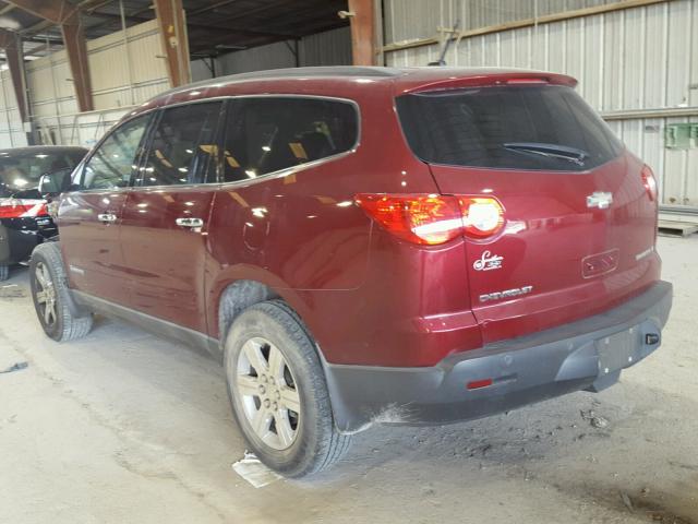 1GNER23D19S160774 - 2009 CHEVROLET TRAVERSE L RED photo 3