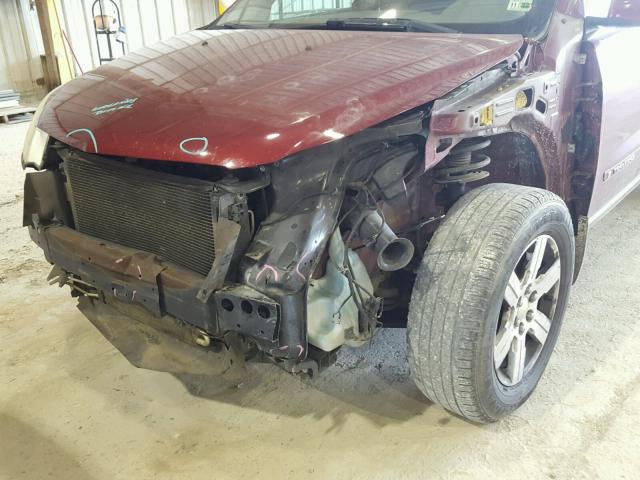 1GNER23D19S160774 - 2009 CHEVROLET TRAVERSE L RED photo 9