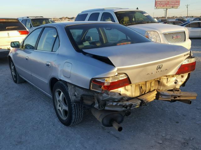 19UUA566X2A029673 - 2002 ACURA 3.2TL GRAY photo 3