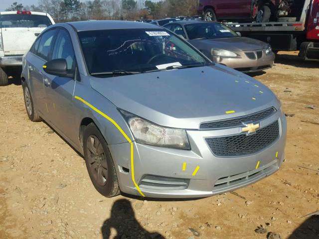 1G1PC5SH5C7310896 - 2012 CHEVROLET CRUZE LS SILVER photo 1