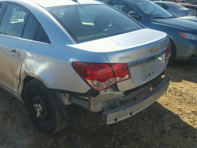 1G1PC5SH5C7310896 - 2012 CHEVROLET CRUZE LS SILVER photo 9