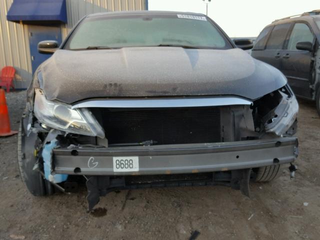 1FAHP2EW9AG139954 - 2010 FORD TAURUS SEL BLACK photo 9