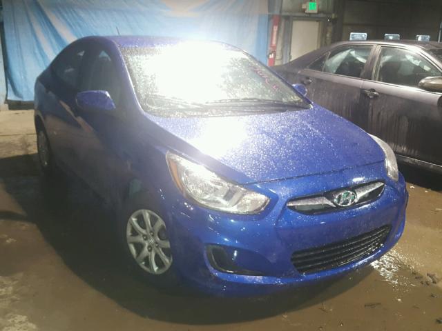 KMHCT4AE1CU090399 - 2012 HYUNDAI ACCENT GLS BLUE photo 1