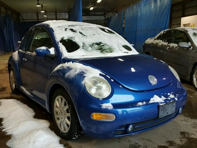 3VWCK21C24M403117 - 2004 VOLKSWAGEN NEW BEETLE BLUE photo 1