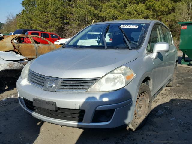 3N1BC13E99L394288 - 2009 NISSAN VERSA S SILVER photo 2