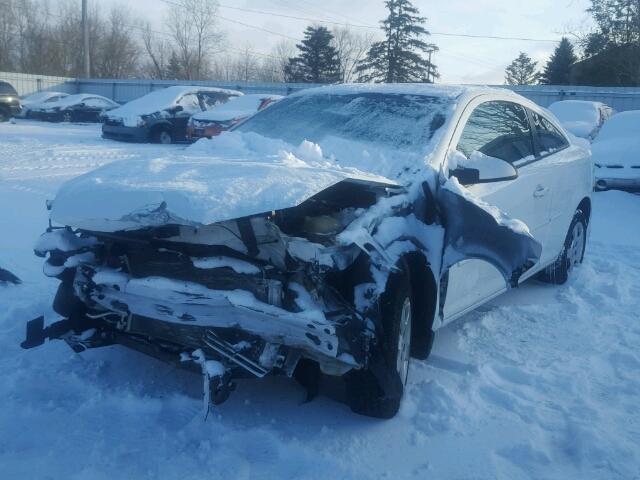 1G1AL18F587207702 - 2008 CHEVROLET COBALT LT WHITE photo 2