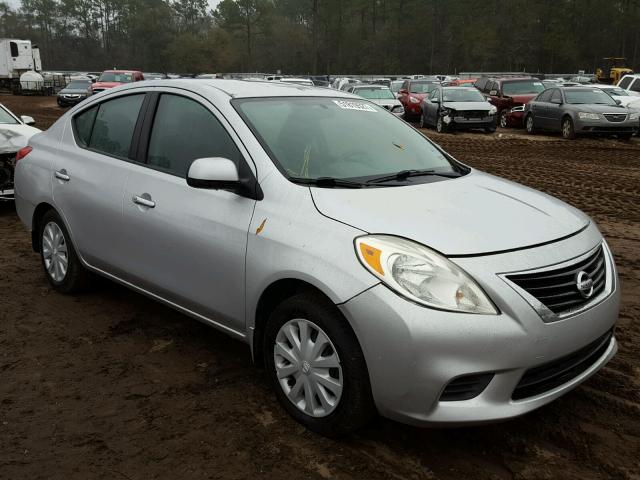 3N1CN7AP6CL864080 - 2012 NISSAN VERSA S SILVER photo 1