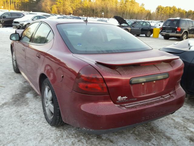 2G2WP582471225999 - 2007 PONTIAC GRAND PRIX RED photo 3