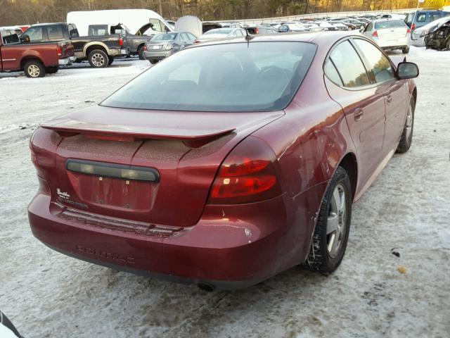 2G2WP582471225999 - 2007 PONTIAC GRAND PRIX წითელი ფოტო 4