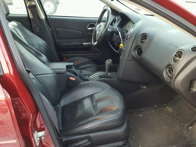 2G2WP582471225999 - 2007 PONTIAC GRAND PRIX წითელი ფოტო 5