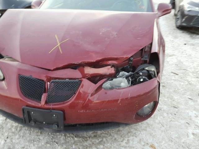 2G2WP582471225999 - 2007 PONTIAC GRAND PRIX RED photo 9