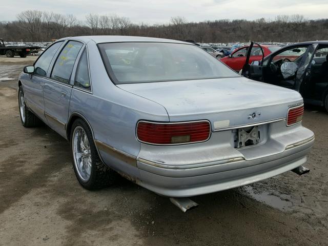 1G1BN52P3RR202334 - 1994 CHEVROLET CAPRICE CL BLUE photo 3