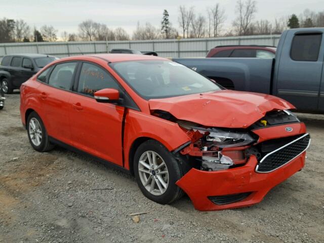 1FADP3F22GL249051 - 2016 FORD FOCUS SE RED photo 1