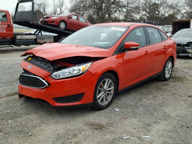 1FADP3F22GL249051 - 2016 FORD FOCUS SE RED photo 2