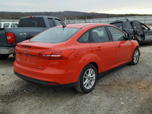 1FADP3F22GL249051 - 2016 FORD FOCUS SE RED photo 4