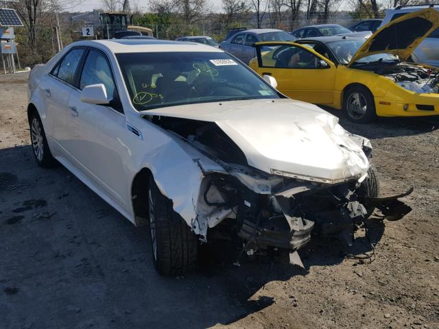 1G6DL5EG1A0129123 - 2010 CADILLAC CTS PERFOR Biały zdjęcie 1
