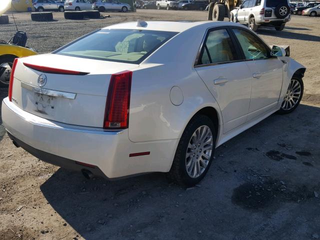 1G6DL5EG1A0129123 - 2010 CADILLAC CTS PERFOR WHITE photo 4