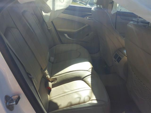 1G6DL5EG1A0129123 - 2010 CADILLAC CTS PERFOR Biały zdjęcie 6