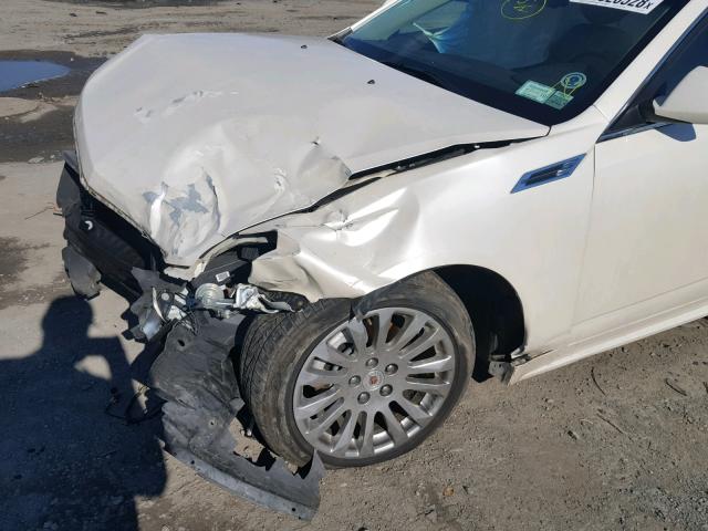 1G6DL5EG1A0129123 - 2010 CADILLAC CTS PERFOR Biały zdjęcie 9