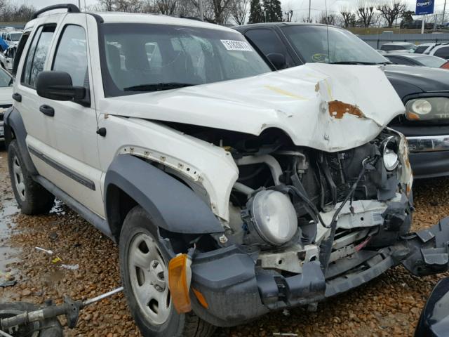 1J4GL48K67W543177 - 2007 JEEP LIBERTY SP WHITE photo 9