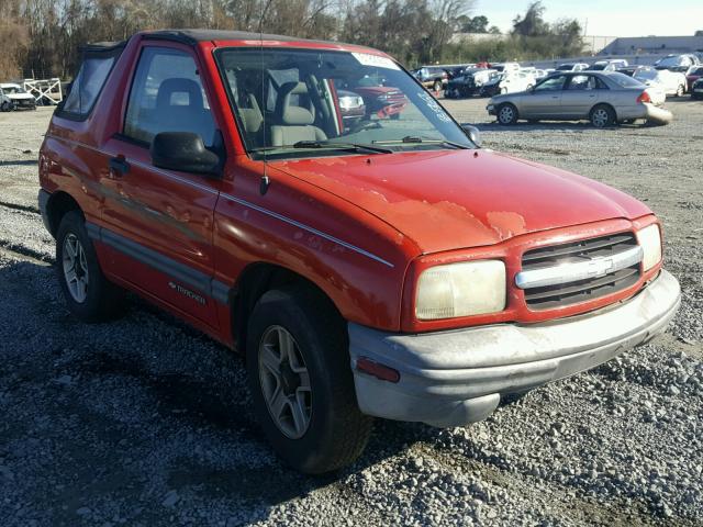 2CNBE18C926907866 - 2002 CHEVROLET TRACKER RED photo 1