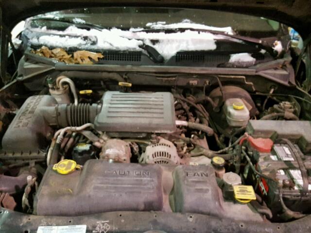 1B7HG2AN91S279586 - 2001 DODGE DAKOTA QUA GREEN photo 7