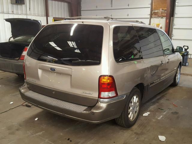 2FMDA58431BC20411 - 2001 FORD WINDSTAR L TAN photo 4