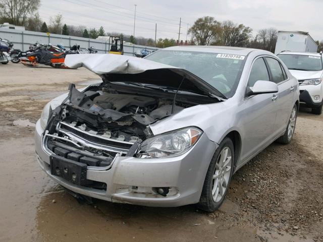 1G1ZE5EU4BF274389 - 2011 CHEVROLET MALIBU LTZ 银色 照片 2