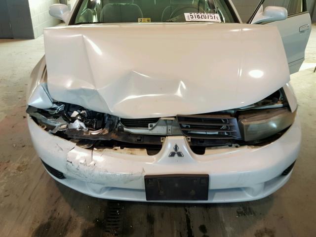 4A3AA46G82E114473 - 2002 MITSUBISHI GALANT ES WHITE photo 7