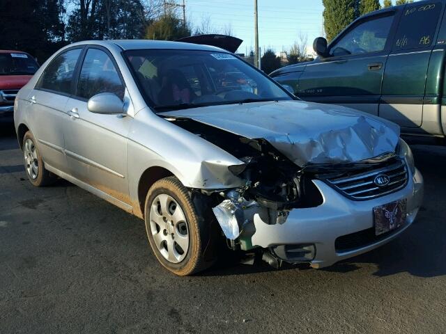 KNAFE221595626380 - 2009 KIA SPECTRA EX SILVER photo 1