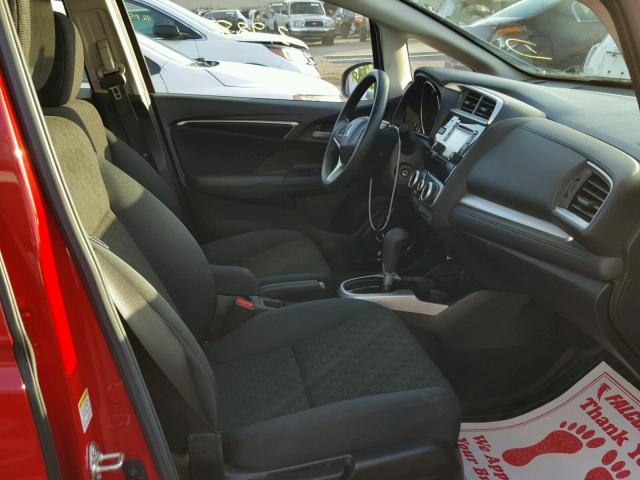 JHMGK5H57GX012670 - 2016 HONDA FIT LX RED photo 5