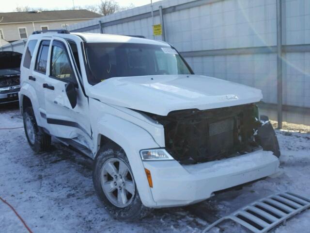 1C4PJMAK3CW103384 - 2012 JEEP LIBERTY SP WHITE photo 1