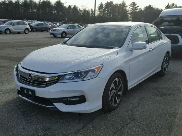 1HGCR2F81GA229921 - 2016 HONDA ACCORD EXL WHITE photo 2