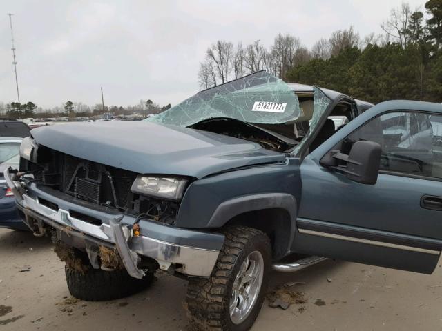 1GCEK19BX6Z162510 - 2006 CHEVROLET SILVERADO BLUE photo 2