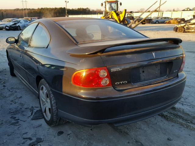 6G2VX12G64L288717 - 2004 PONTIAC GTO BLACK photo 3