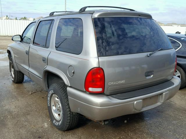 1B4HS28Y6XF586758 - 1999 DODGE DURANGO SILVER photo 3