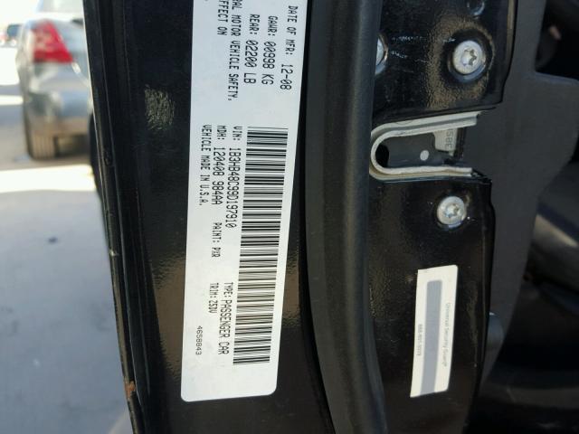 1B3HB48C99D197910 - 2009 DODGE CALIBER SX BLACK photo 10