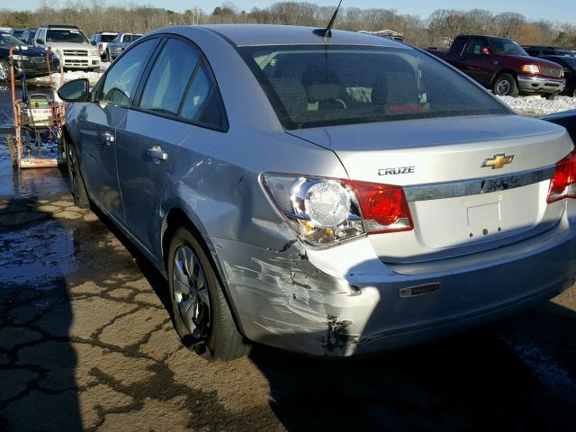 1G1PB5SG7E7417087 - 2014 CHEVROLET CRUZE LS SILVER photo 3