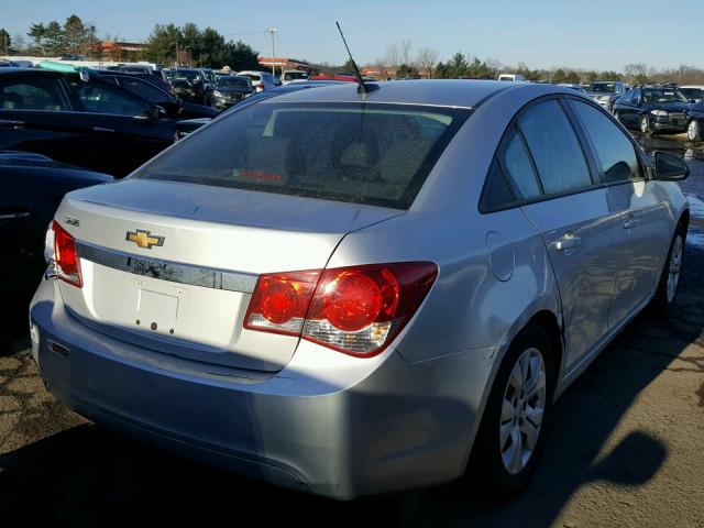 1G1PB5SG7E7417087 - 2014 CHEVROLET CRUZE LS SILVER photo 4