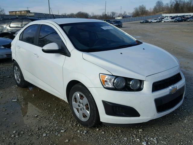 1G1JA5SH8D4133422 - 2013 CHEVROLET SONIC LS WHITE photo 1