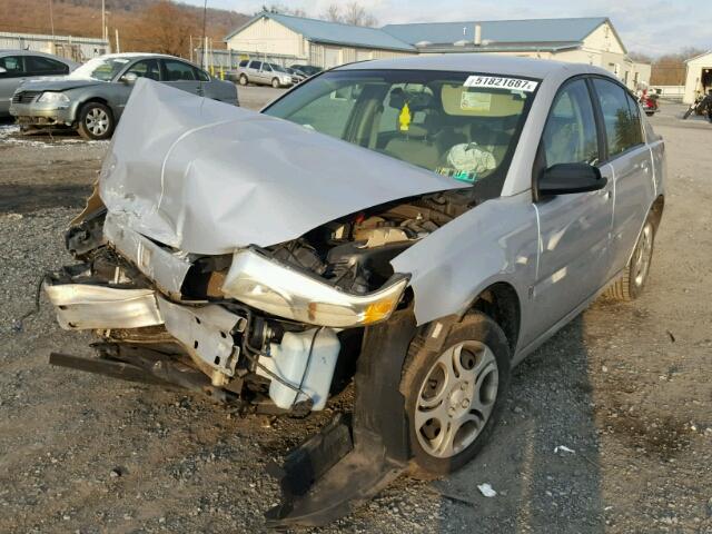 1G8AJ52F33Z107537 - 2003 SATURN ION LEVEL SILVER photo 2