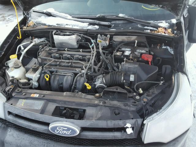 1FAHP3GN3BW106885 - 2011 FORD FOCUS SES BLACK photo 7