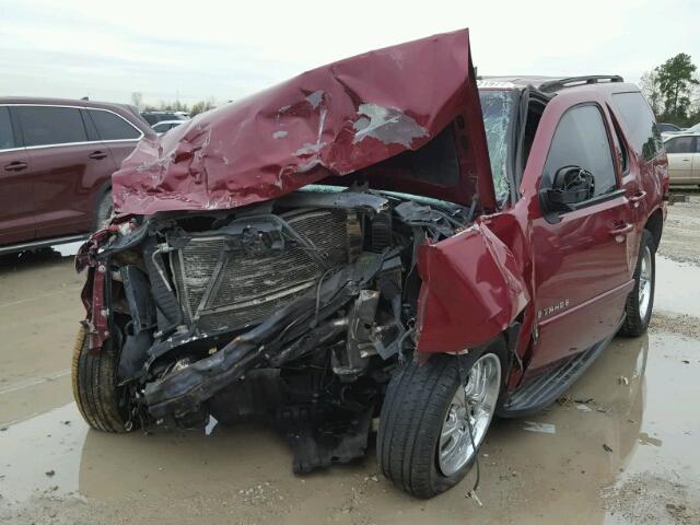 1GNFC13067J103759 - 2007 CHEVROLET TAHOE C150 MAROON photo 2